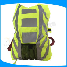 Gelbe Farbe hohe Sichtbarkeit wasserdicht reflektierende Sicherheitsrucksack für draußen